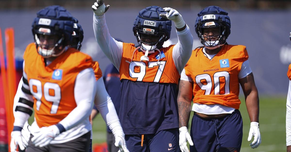 Defensive tackle Malcolm Roach making noise in Denver Broncos' training camp