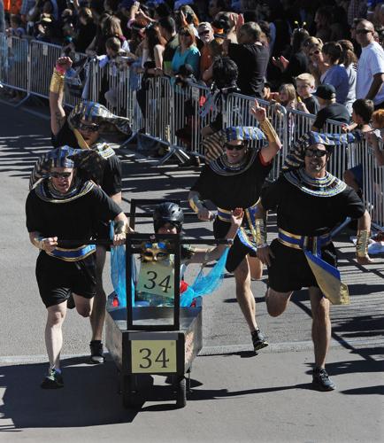 Thousands flocked to Manitou Springs on Saturday, October 25, 2014, for the annual Emma Crawford Coffin Races. The races started in 1995, but the story of Emma Crawford goes back to 1891 when she was buried at the top of Red Mountain above Manitou Sprin...