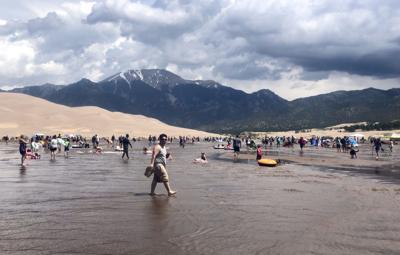 Medano Creek at Great Sand Dunes National Park