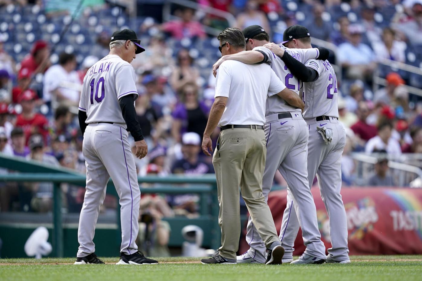 Daza's double keys rally, Rockies beat Marlins 7-1