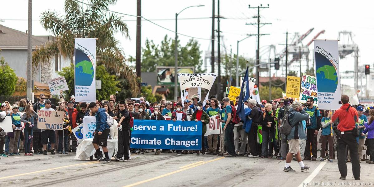 Marchers Stop In Colorado Springs To Tout Climate Change Message