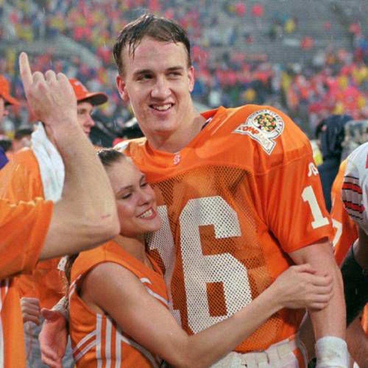 Peyton Manning 16 Tennessee Volunteers football player Vintage