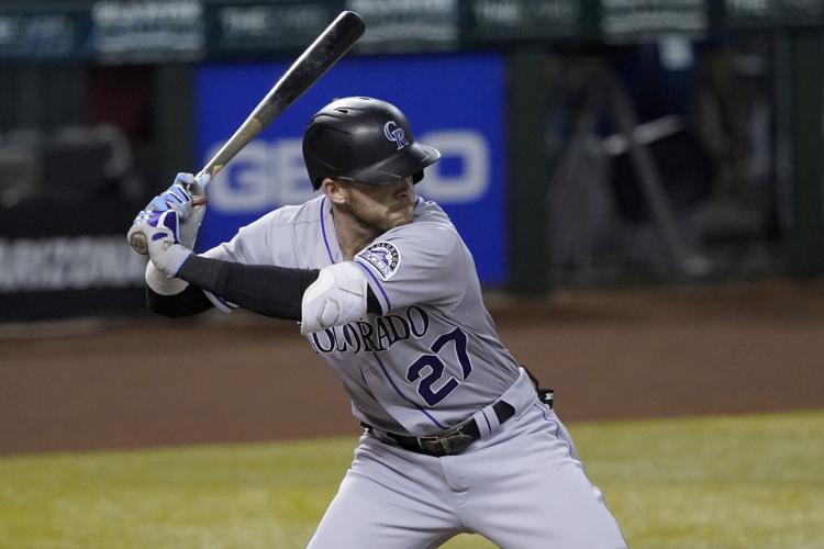 Nolan Arenado hit a home run and a double in the Colorado Rockies