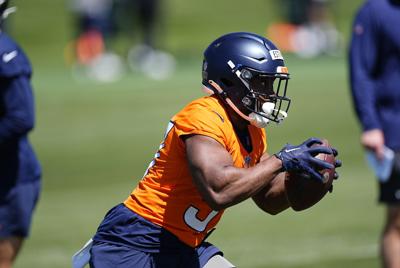Broncos rookie RB Audric Estime to miss rest of spring drills with knee  injury but expected back for training camp | Sports | gazette.com