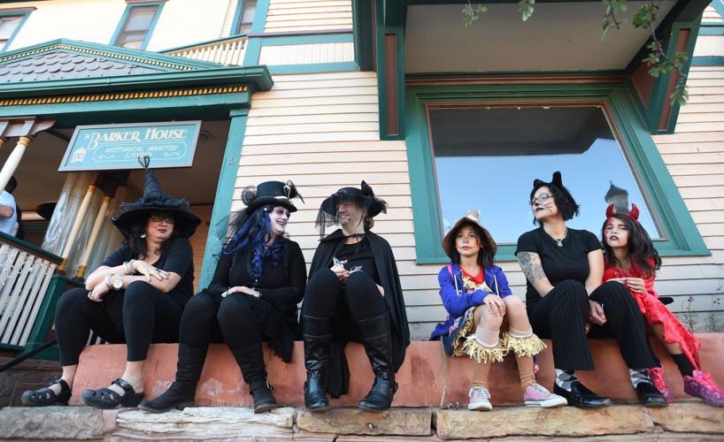 Thousands flocked to Manitou Springs on Saturday, October 25, 2014, for the annual Emma Crawford Coffin Races. The races started in 1995, but the story of Emma Crawford goes back to 1891 when she was buried at the top of Red Mountain above Manitou Sprin...