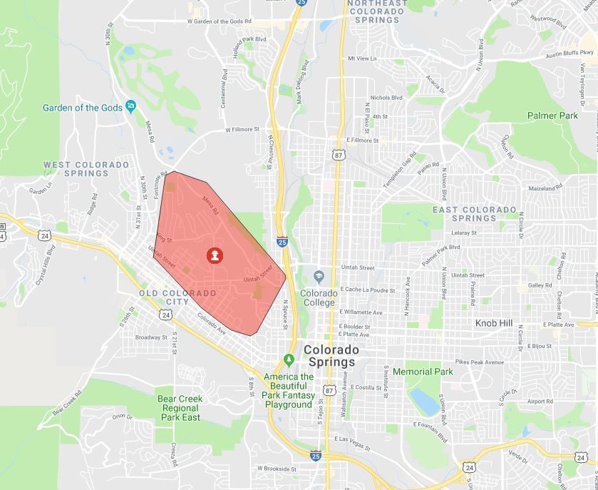 Colorado Springs Power Outage Map - Map