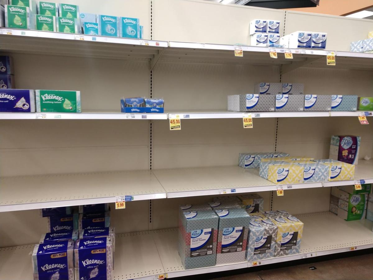Amid Coronavirus Panic Shoppers Leave Colorado Springs Store