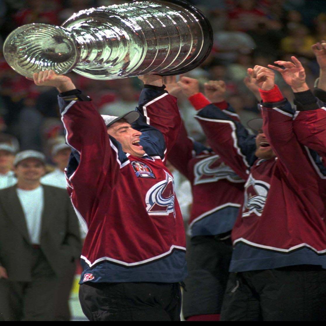 Patrick Roy trash talks Jeremy Roenick Avalanche Blackhawks 1996