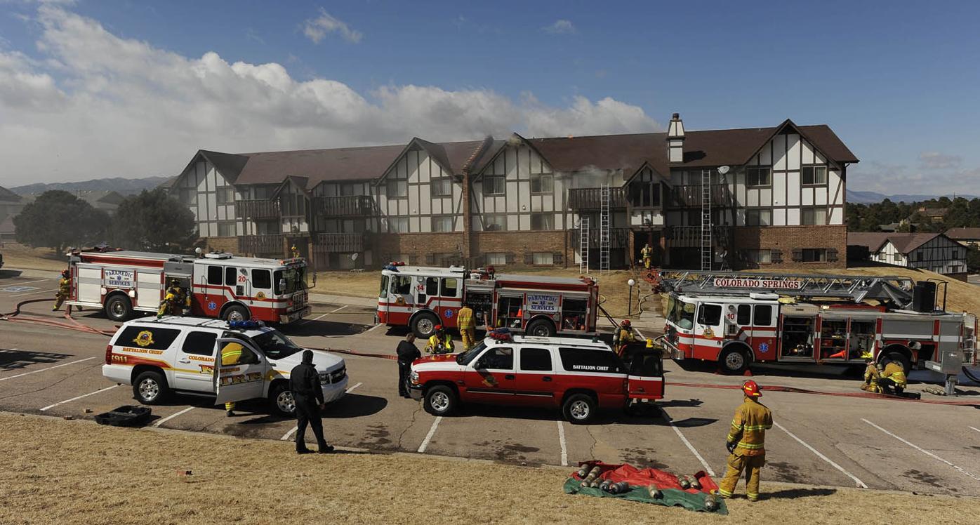 springs fire destroys 8 apartment units residents displaced news gazette com