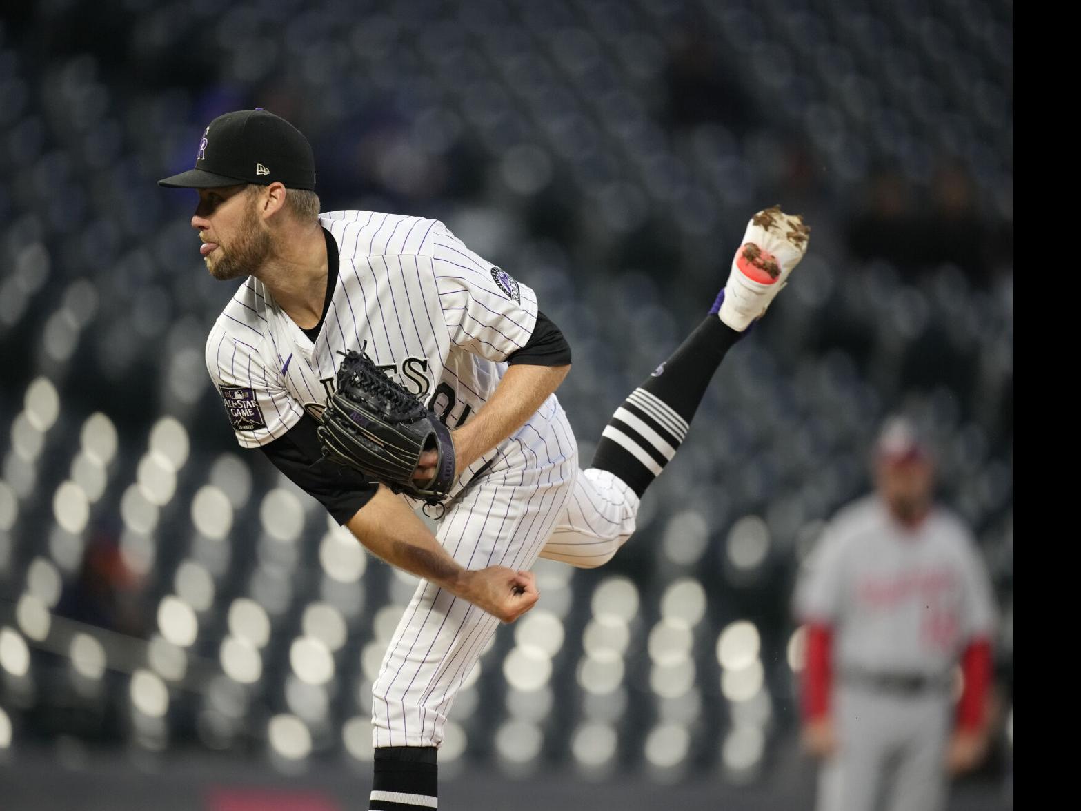 Daniel Bard of the Colorado Rockies celebrates with teammates after a  News Photo - Getty Images