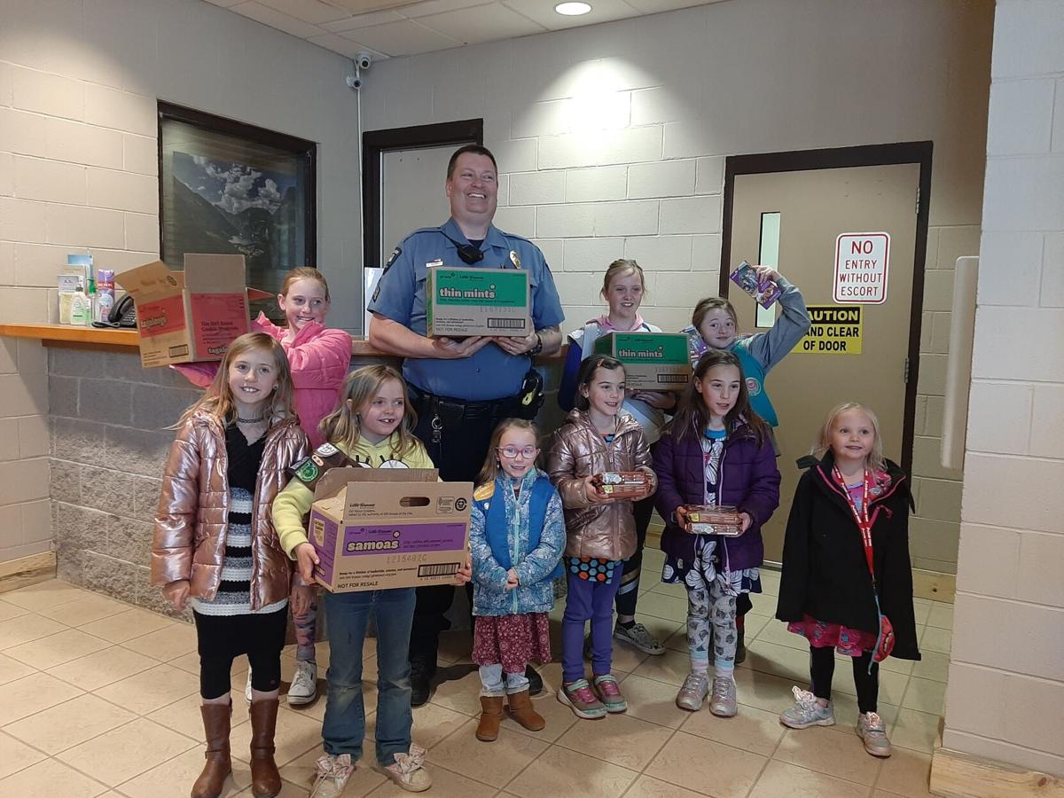 Girl Scout cookies delivered to law enforcement, first responders across Teller County
