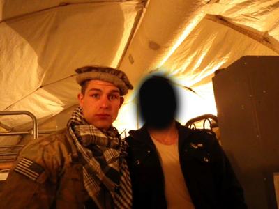 Eric Sebastian with Afghanistan interpreter