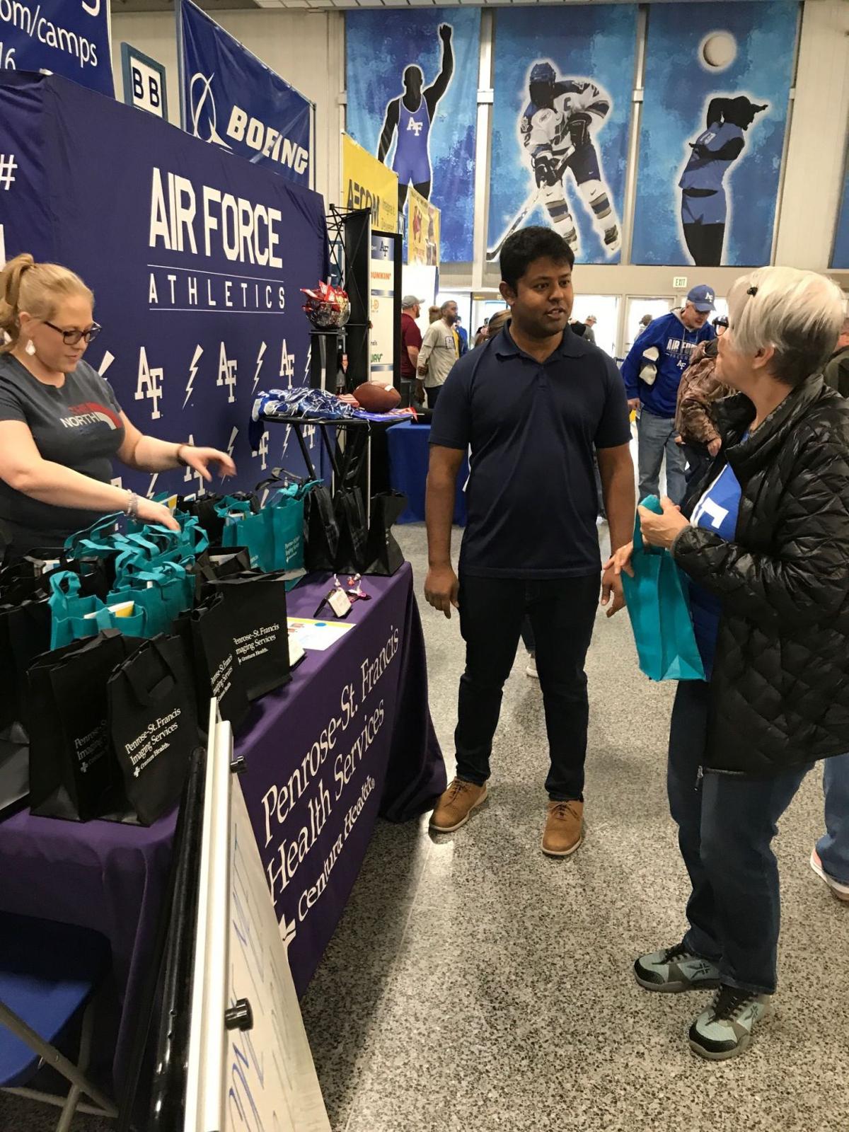 Penrose-St. Francis/Centura Health supports Air Force athletics at recent matches