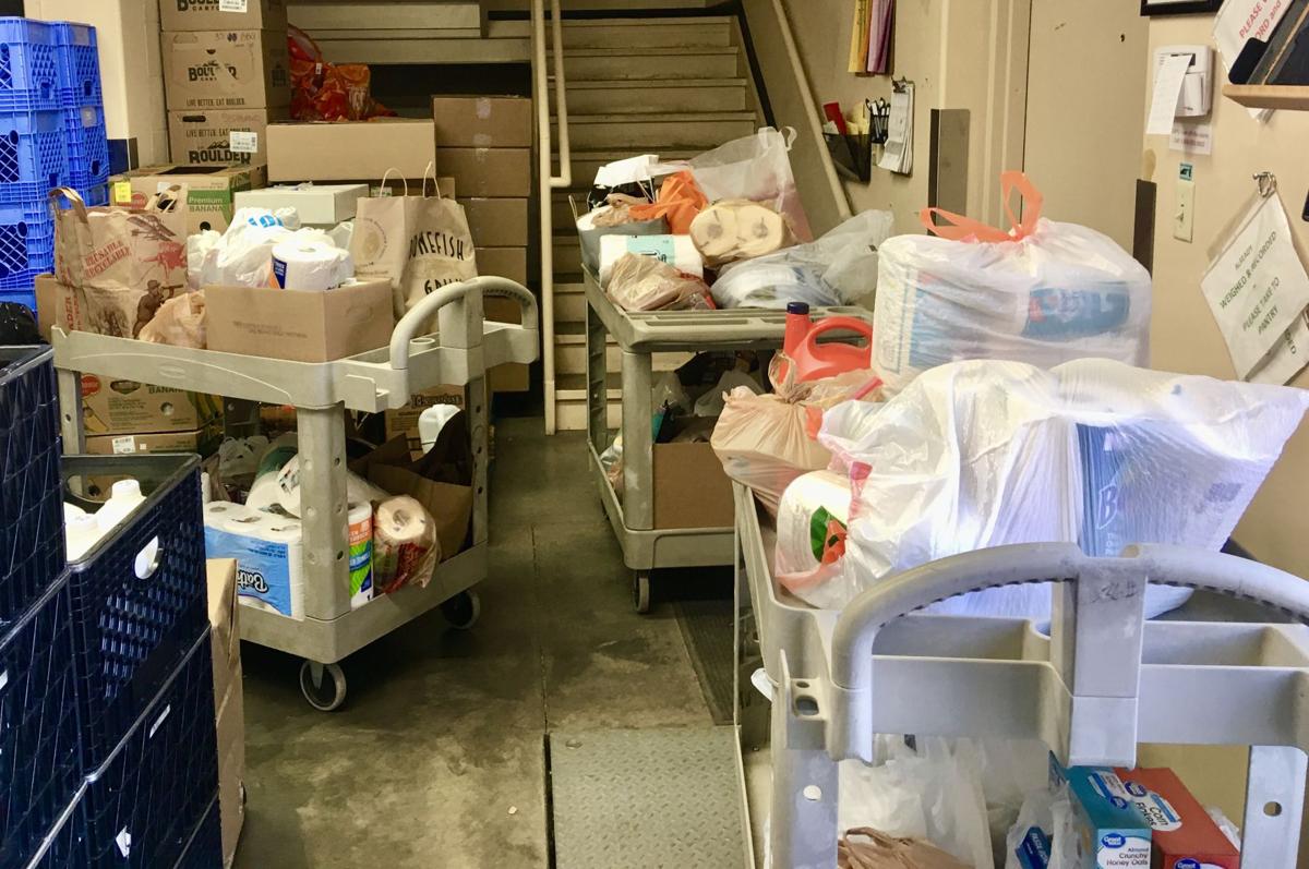 Tri-Lakes women hold drive-thru food drive to benefit Tri-Lakes Cares