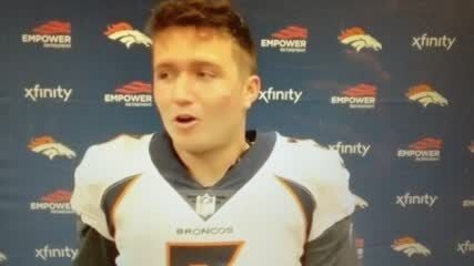 Post-game interview with Denver Broncos QB Drew Lock