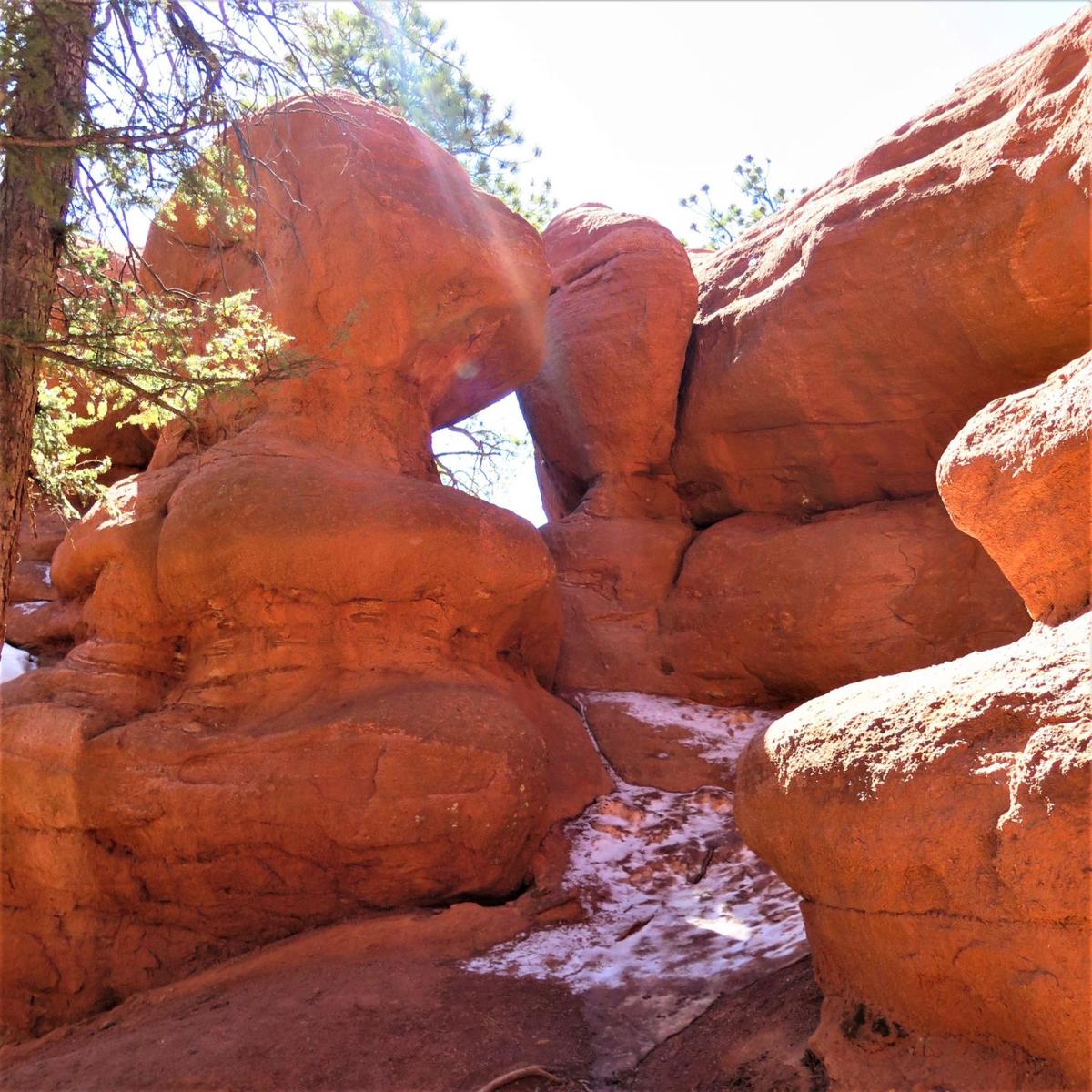 Exploring Woodland Park's red rocks