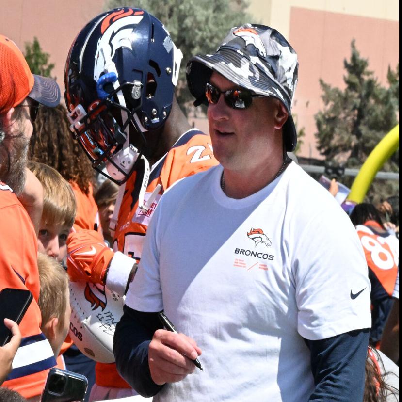 Toddler Orange Denver Broncos Helmet Long Sleeve T-Shirt 