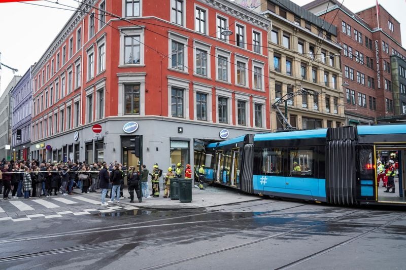 Tram Derails And Crashes Into Shop In Oslo Injuring Four | U.S. & World ...