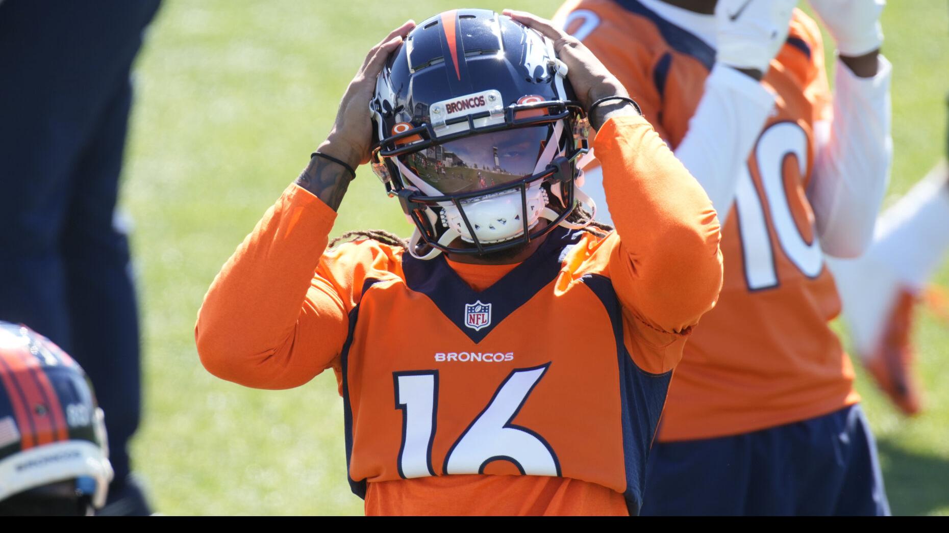 Wide receiver Kendall Hinton among Denver Broncos' first wave of