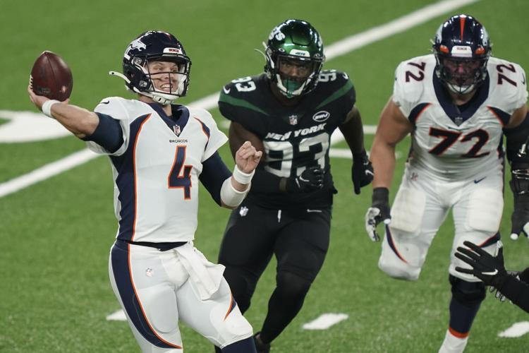 Broncos survive interceptions from new quarterback Brett Rypien