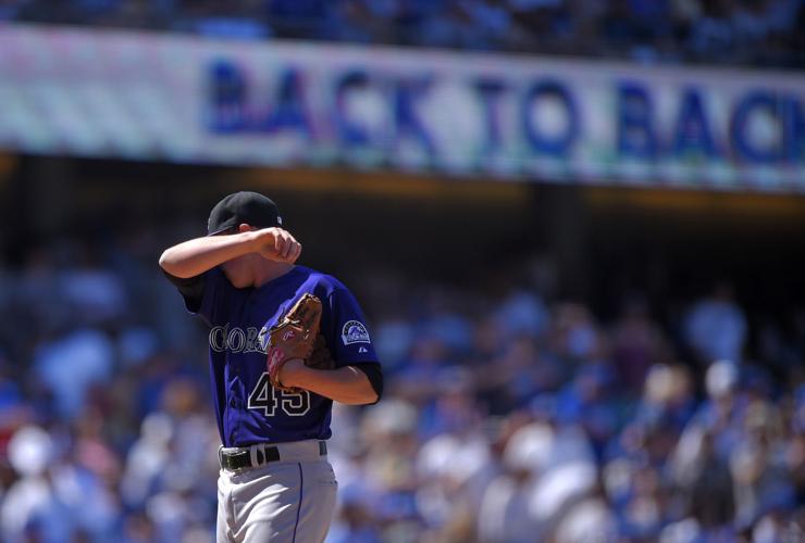 Rockies Dodgers Baseball