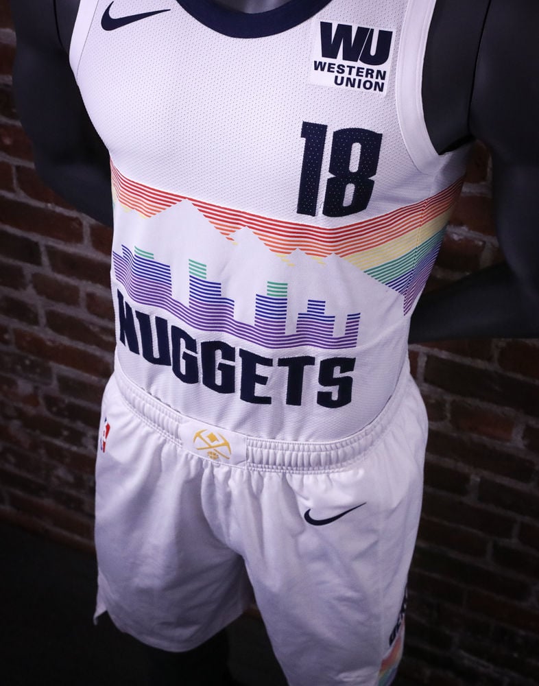 Denver Nuggets unveil new 'City Edition' rainbow skyline jersey