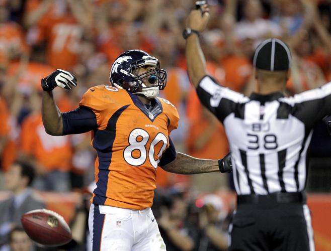 Julius Thomas (80) during an NFL regular season week 1 game