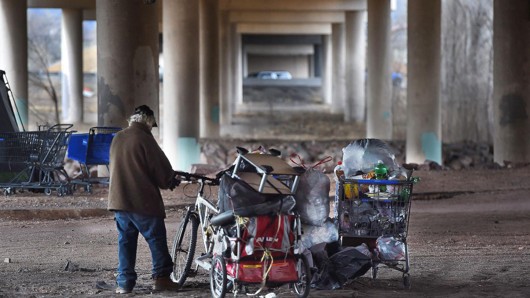 Residents Of Fountain Creek Homeless Camp Prepare To Move Along