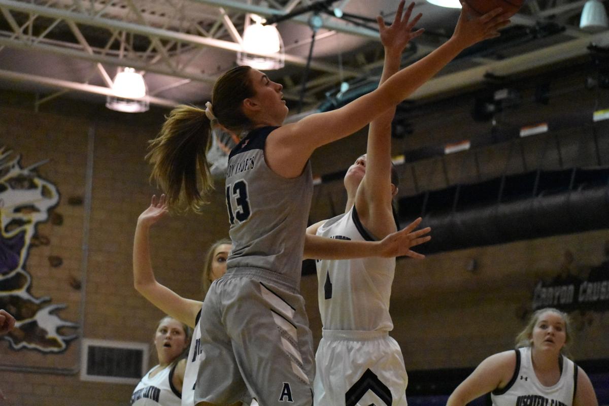 Air Academy Girls Basketball Shows Support For Discovery Canyon