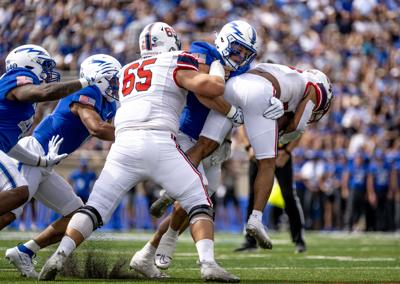 Air Force opponent nearly had to wear borrowed uniforms as their jerseys  made a pregame dash to Falcon Stadium, Air Force Sports