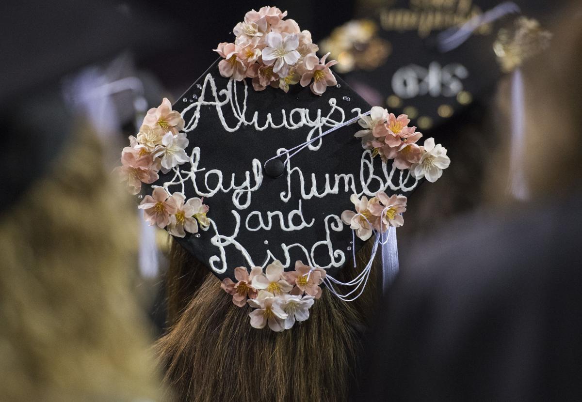 Highlights from the University of Colorado at Colorado Springs' morning commencement ceremonies Friday, May 12, 2017, at the Broadmoor World Arena in Colorado Springs. A record 1,532 students received their degrees this Spring. (The Gazette, Christian Murdock)