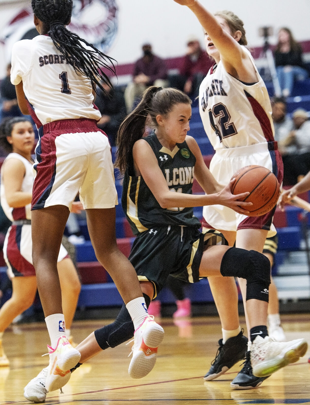 Falcon girls basketball rides Mustain s scoring newcomer s