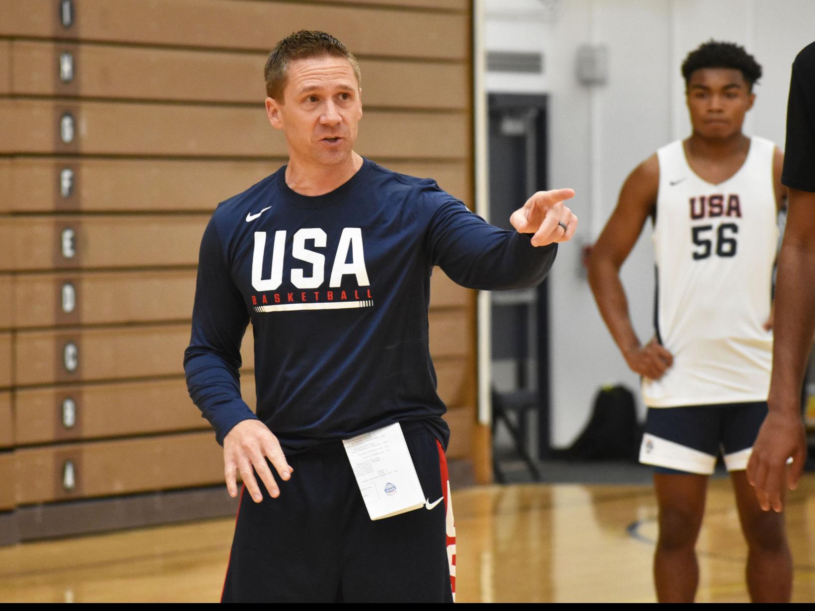 Local College Coaches Jeff Culver Andy Partee Coach At Usa Basketball Men S Junior National Team Minicamp Sports Coverage Gazette Com