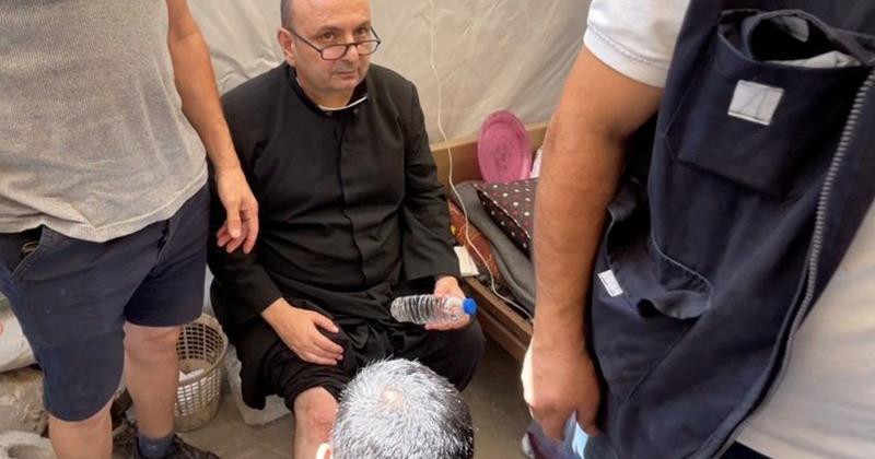 Israeli strikes kill 22 in Gaza, two die in church late pope often spoke to