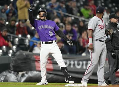 Colorado Rockies pile on five runs in the fourth to beat the Nationals, Rockies