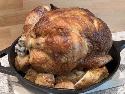 Colorado Springs gets easy recipe for complicated roasted chicken with bread salad