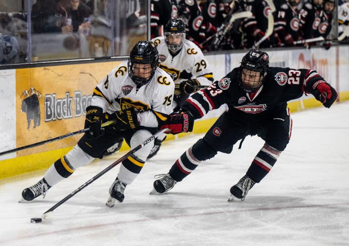Colorado College hockey bested in overtime against visiting St. Cloud ...