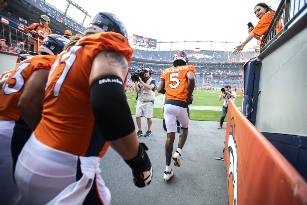 Denver Broncos: Courtland Sutton scores a TD in first game back