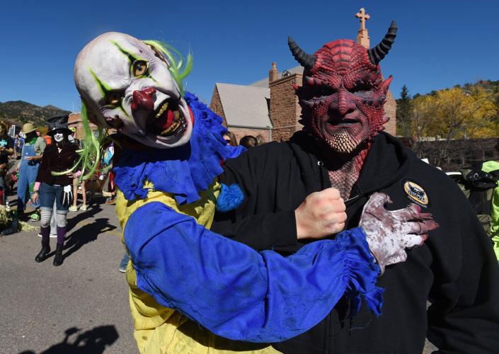 Thousands flocked to Manitou Springs on Saturday, October 25, 2014, for the annual Emma Crawford Coffin Races. The races started in 1995, but the story of Emma Crawford goes back to 1891 when she was buried at the top of Red Mountain above Manitou Sprin...