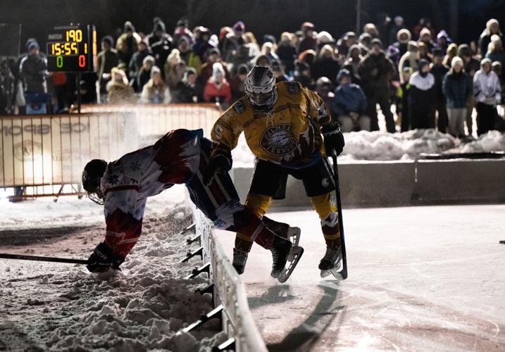 Sights and sounds 3rd annual outdoor hockey classic brings large