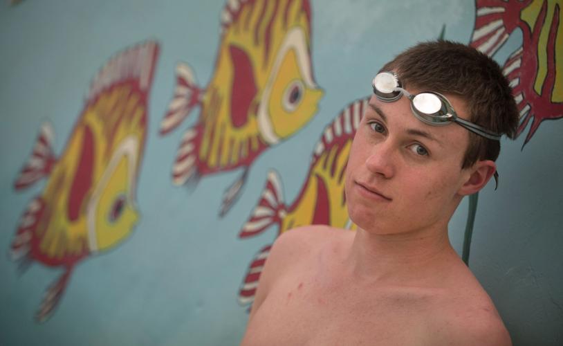 This week's Peak Performer: Hunter Bains, Lewis-Palmer swimming
