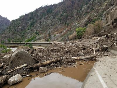 I-70 Damage from Mudslides July 2021 (Photo) Photo Courtesy Colorado Department of Transportation