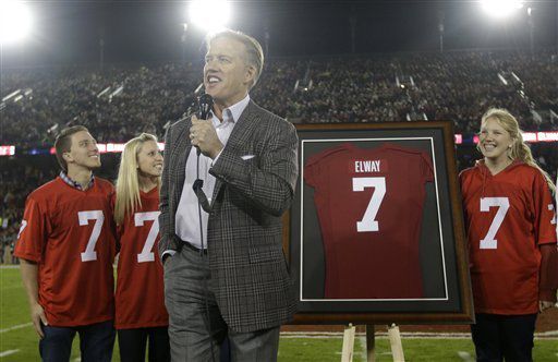 Stanford jolts Oregon and BCS race while retiring John Elway's jersey, Sports