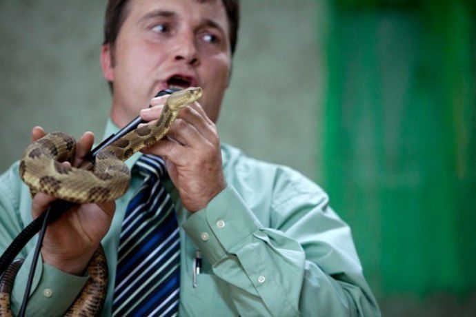 Serpent handling Pentecostal pastor dies from rattlesnake bite