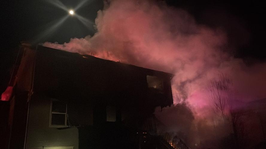 Fire on Canyon Crest