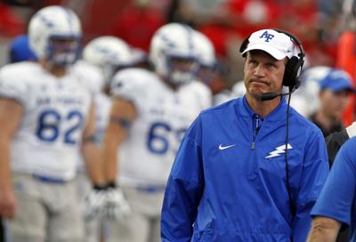 College Football Notebook Air Force S Troy Calhoun Pushes