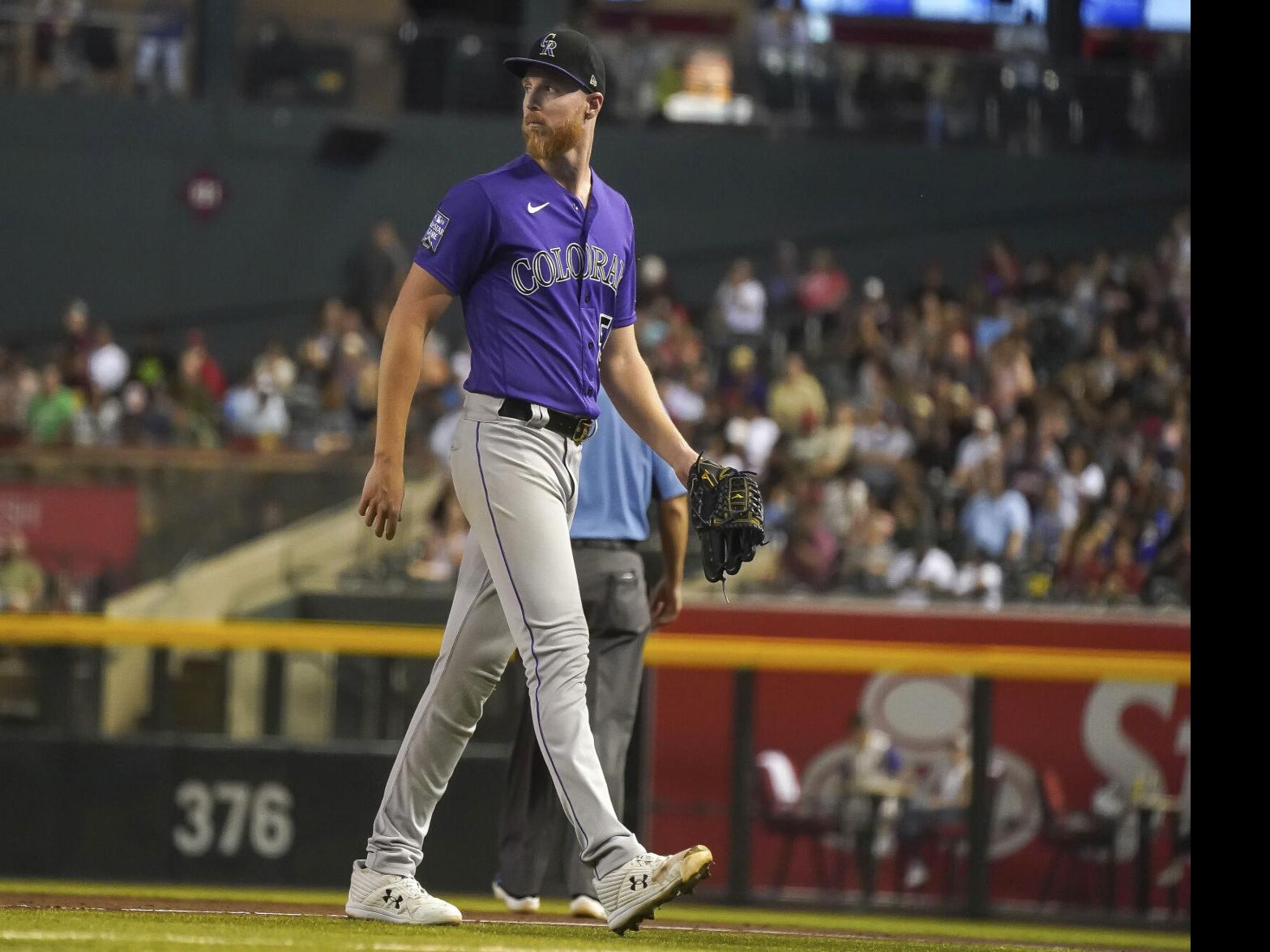 The Diamondbacks' road gray uniforms they're wearing right now are