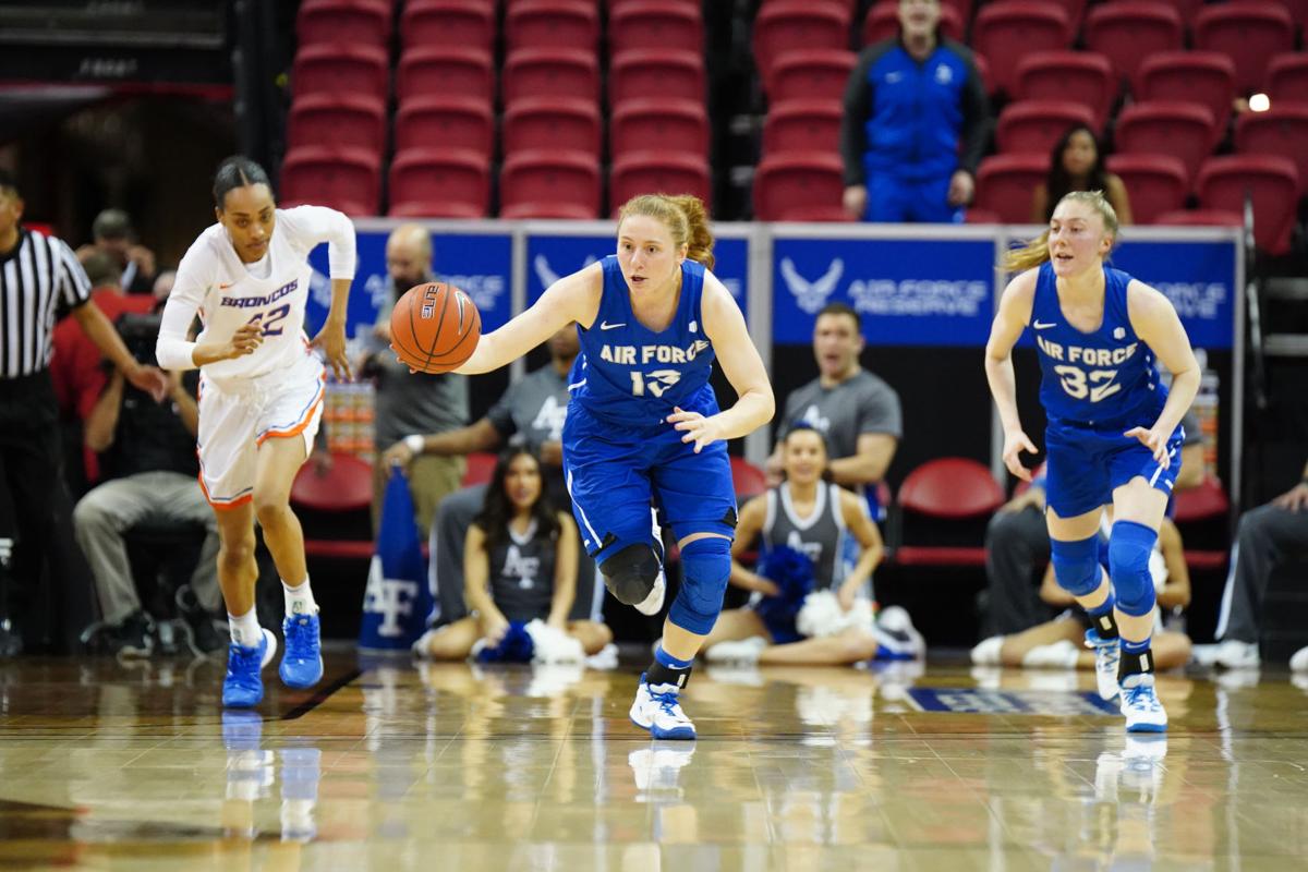 Air Force Women S Basketball Routed By A Fresh Legged Boise State
