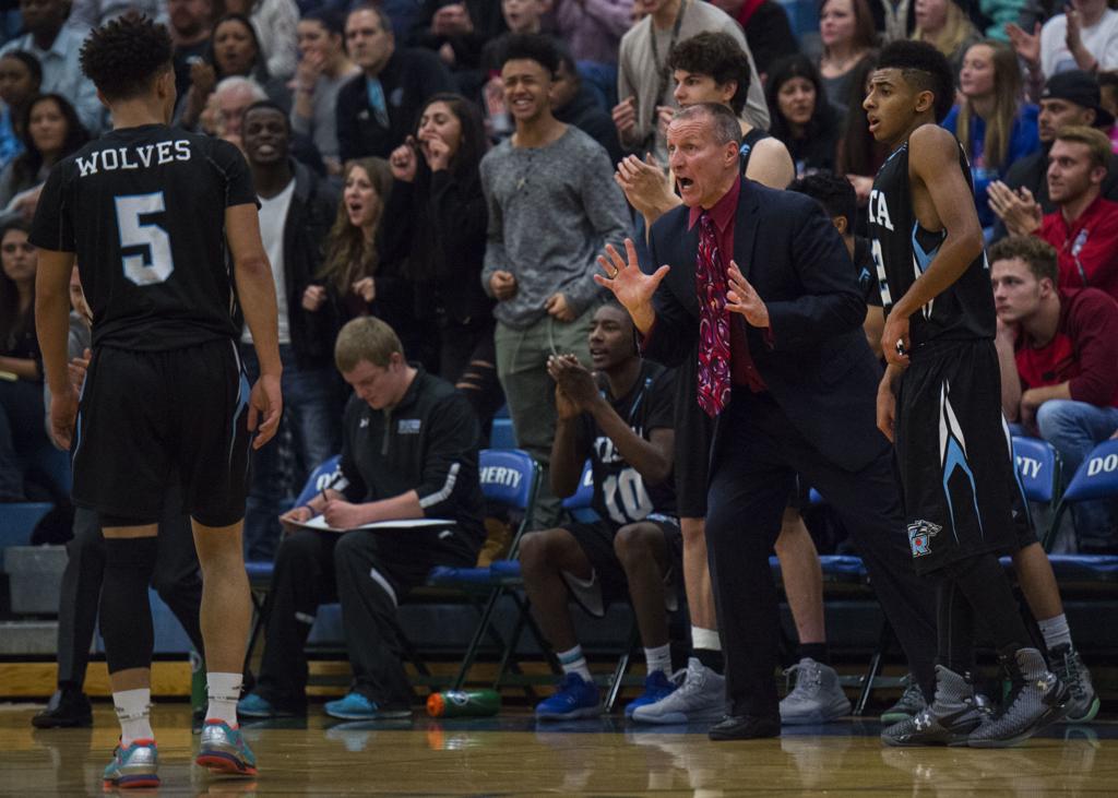 Where are the suits? Local high school basketball coaches go