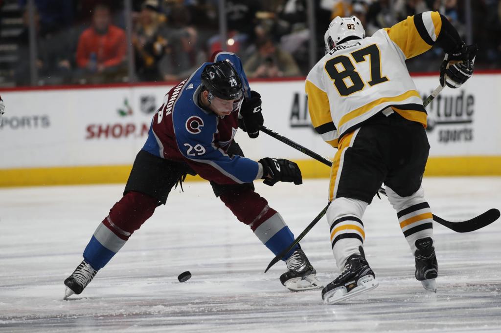 Colorado Avalanche Superstar Nathan MacKinnon Practicing with Friends